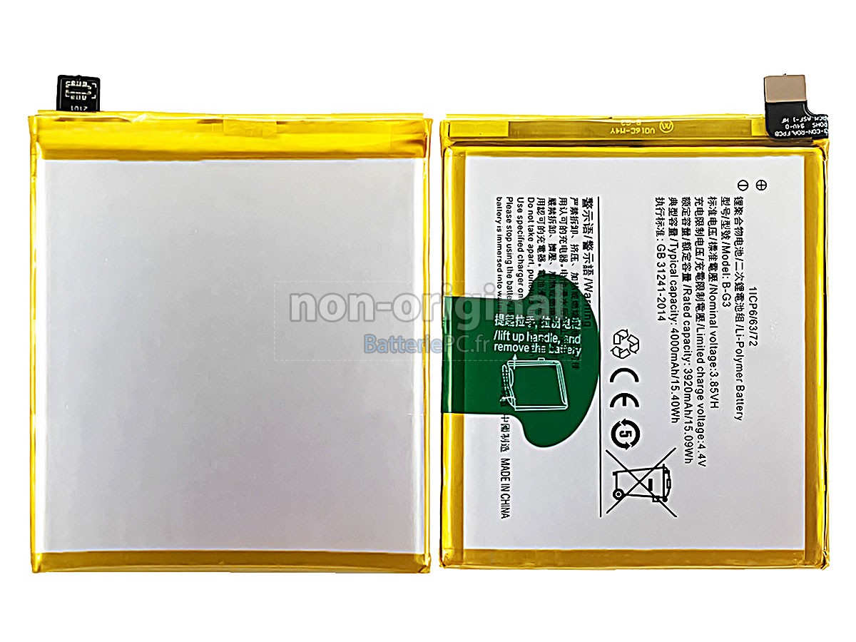 batterie pour Vivo X27 PRO V1836