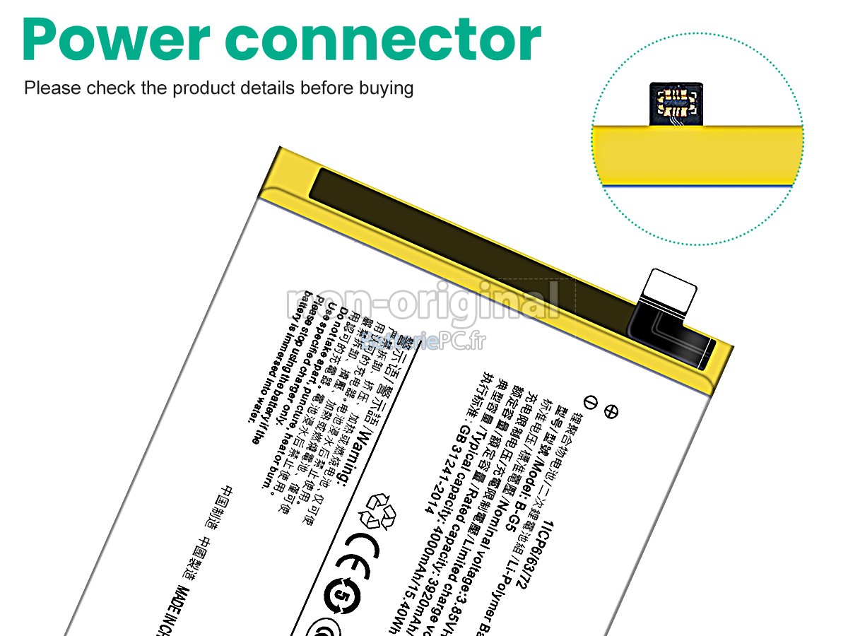 batterie pour Vivo X27 V1829A