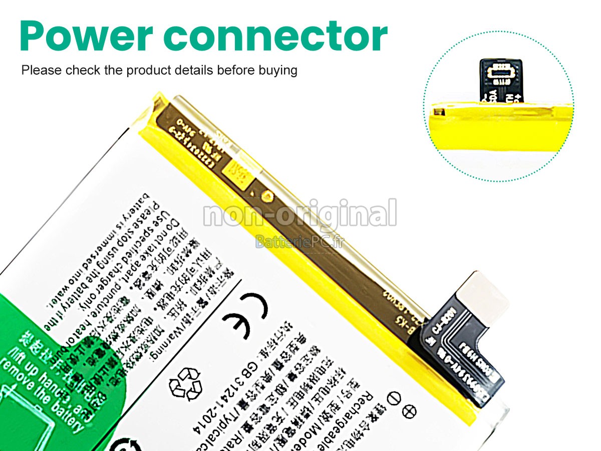 batterie pour Vivo X30 V1938T