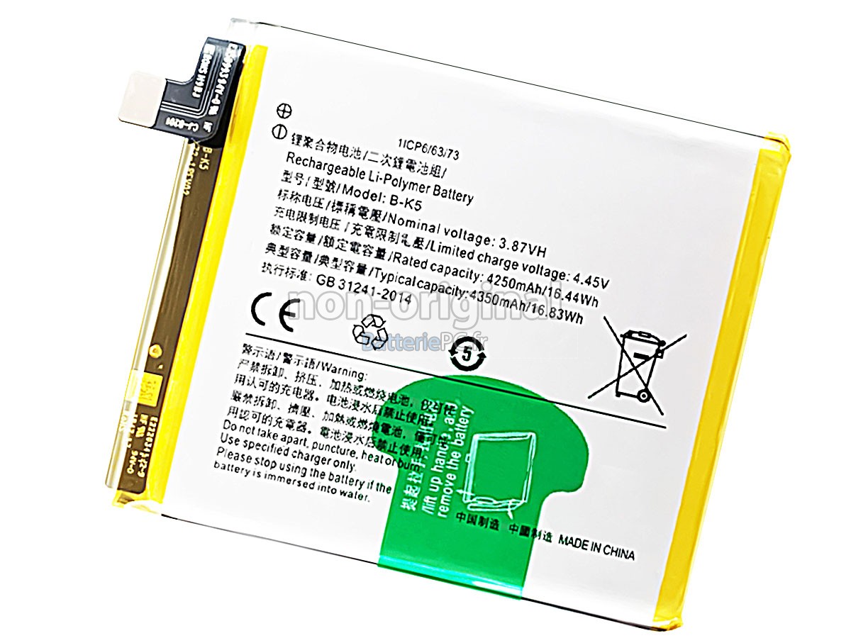 batterie pour Vivo X30 V1938T