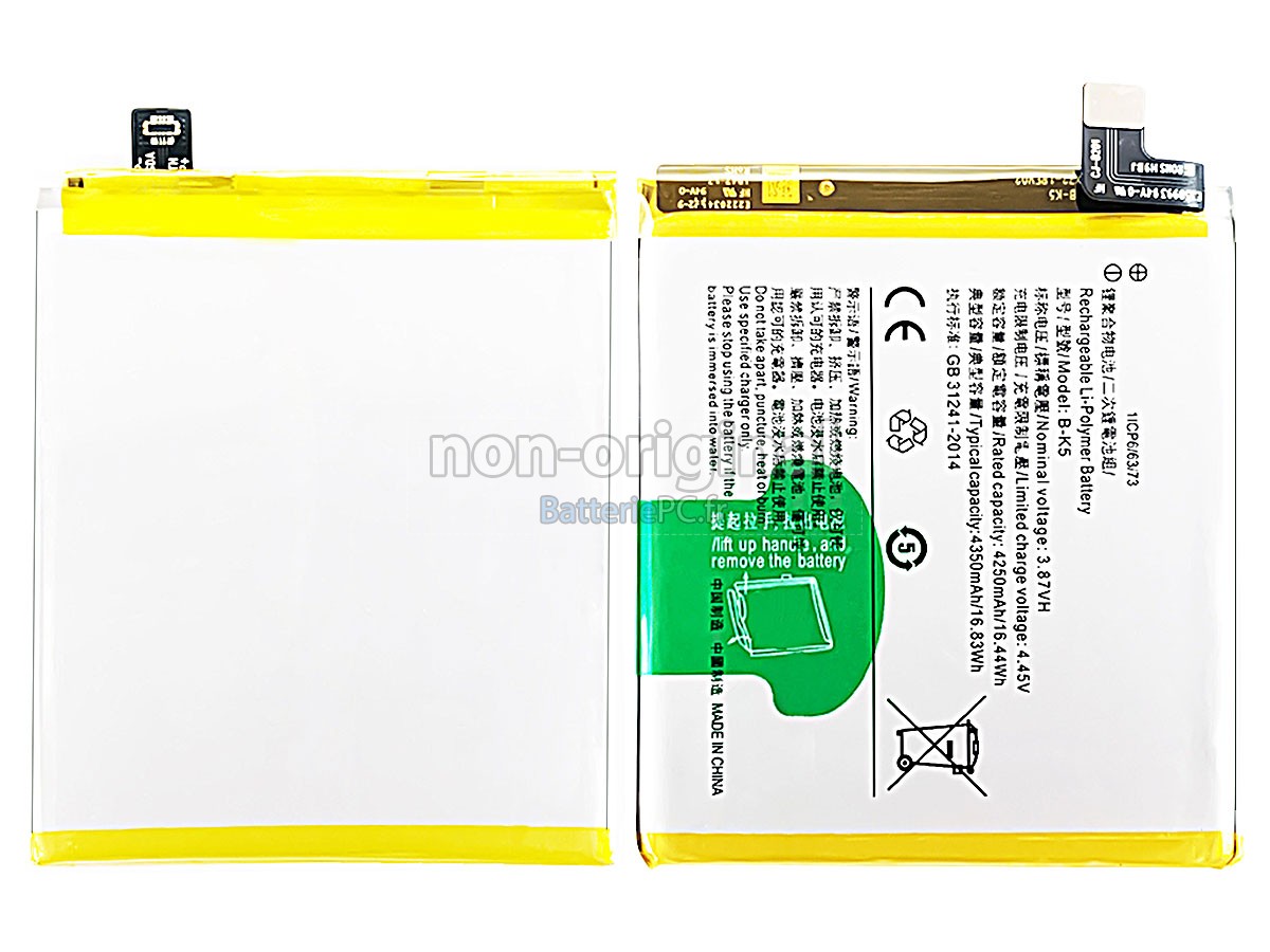 batterie pour Vivo X30 V1938T