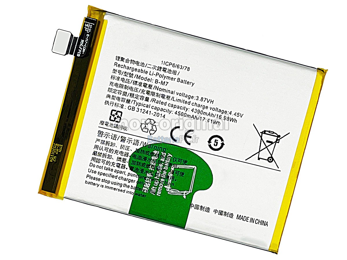 batterie pour Vivo S6 5G