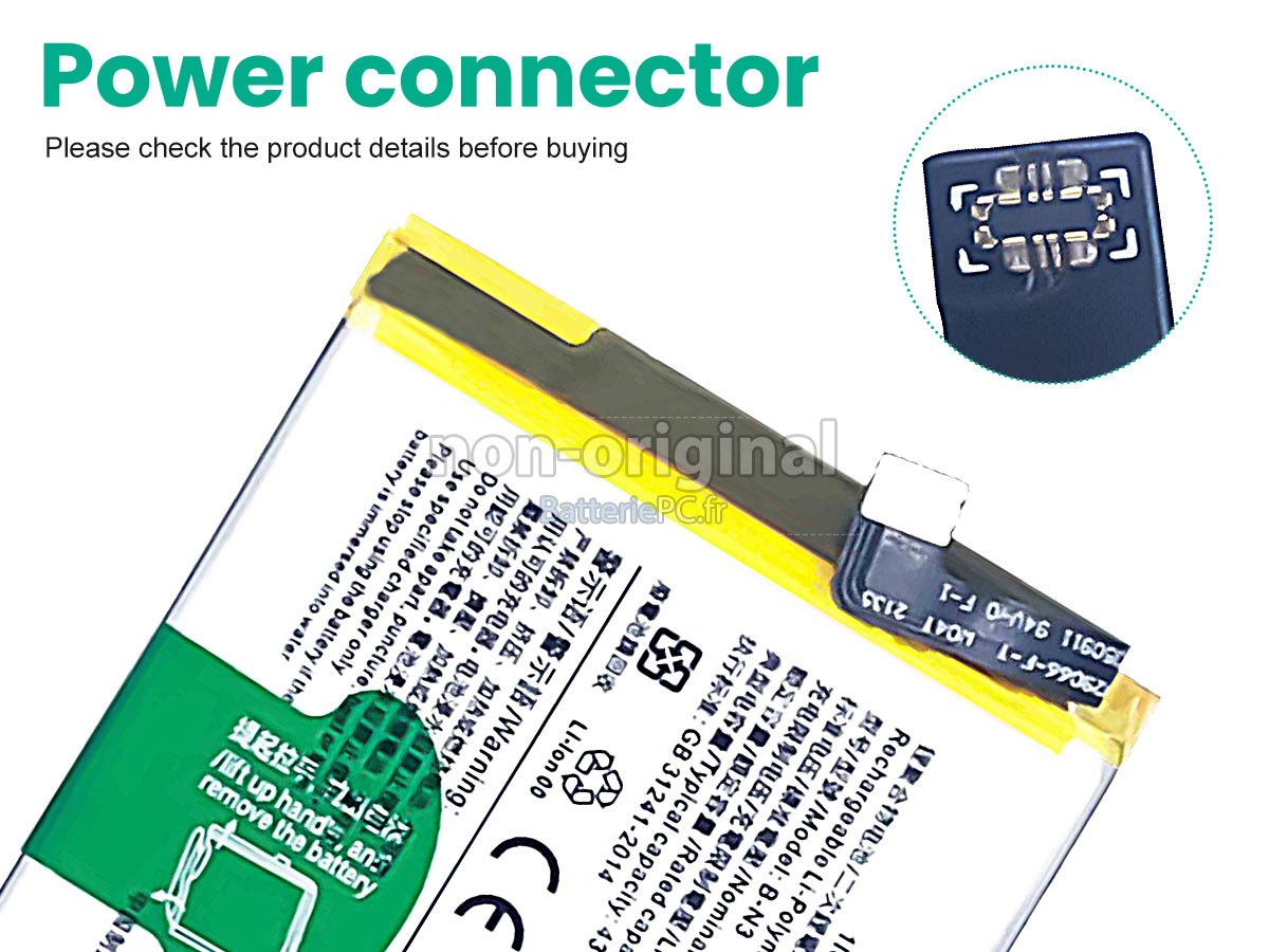 batterie pour Vivo X50 PRO 2006