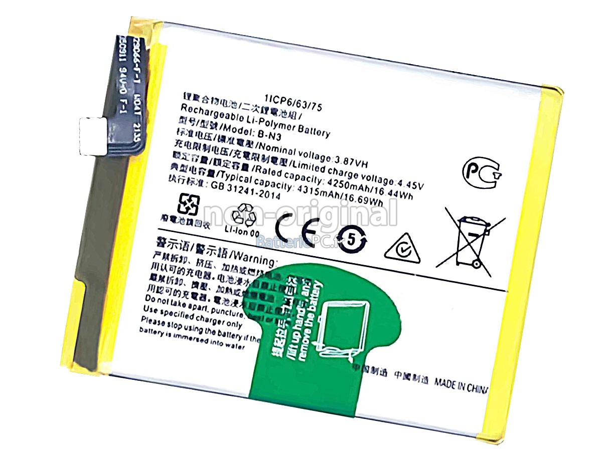 batterie pour Vivo X50 PRO 2006