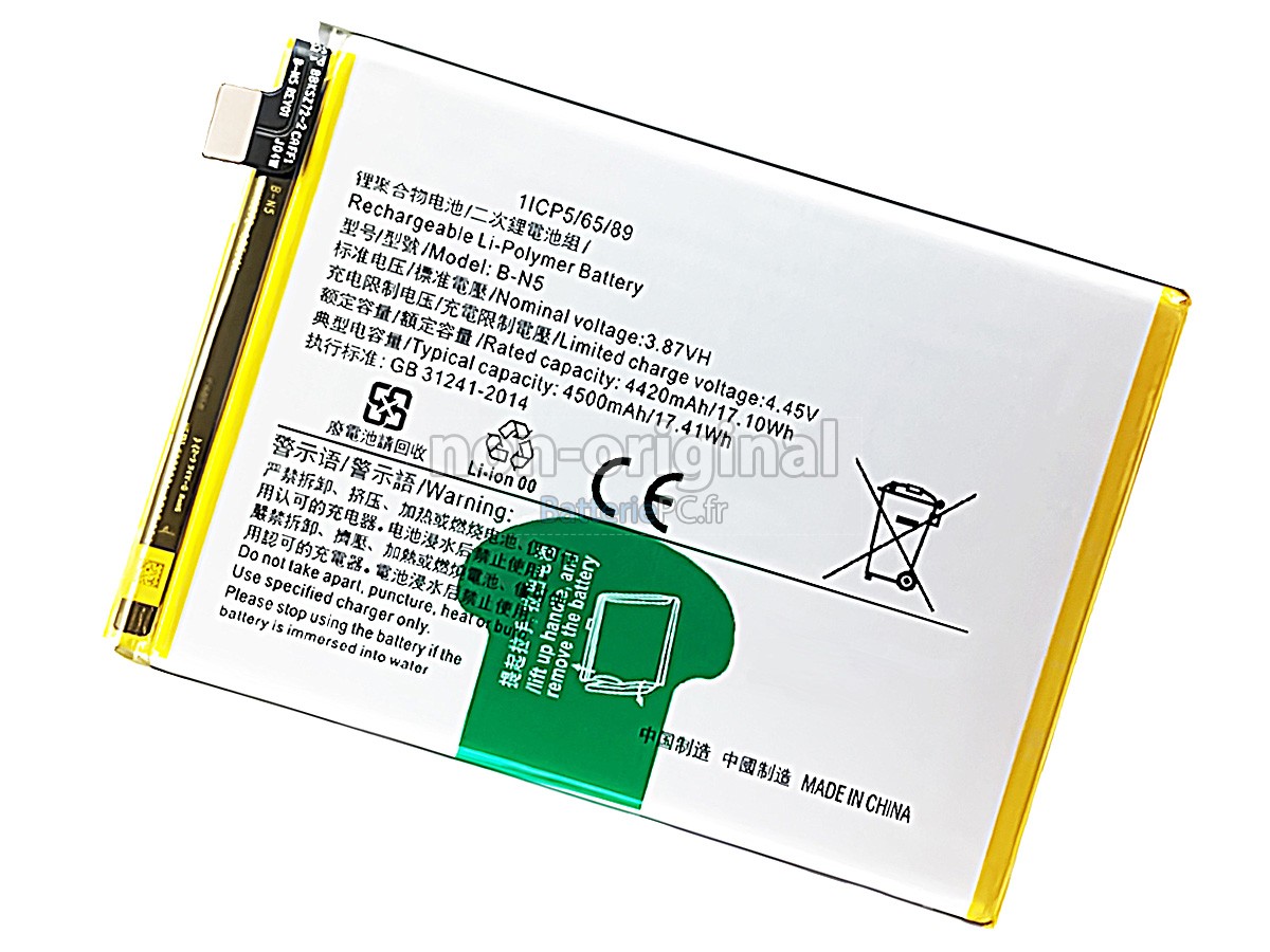 batterie pour Vivo X50 LITE 1937