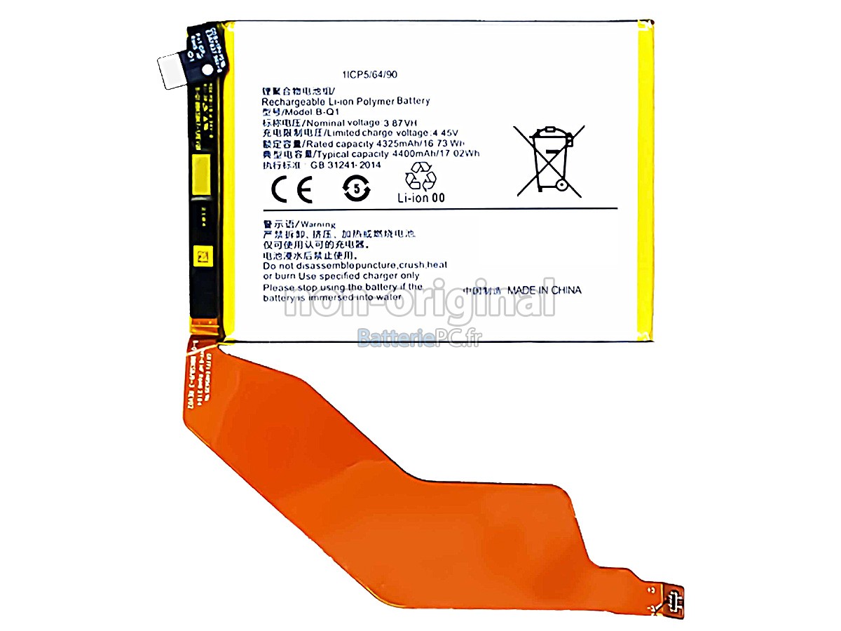batterie pour Vivo IQOO Z3