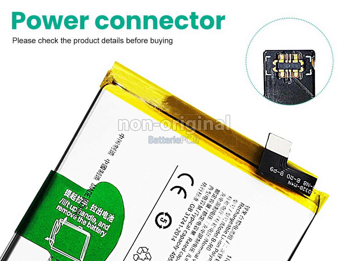 batterie pour Vivo S10 V2121A