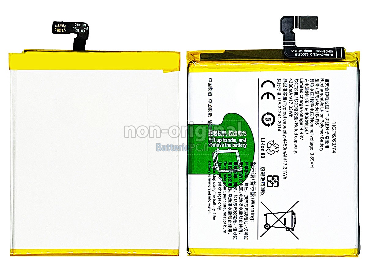 batterie pour Vivo X70 PRO V2134A