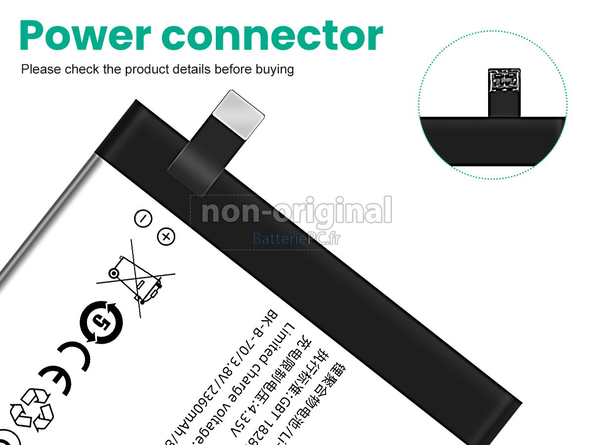 batterie pour Vivo PD1227L