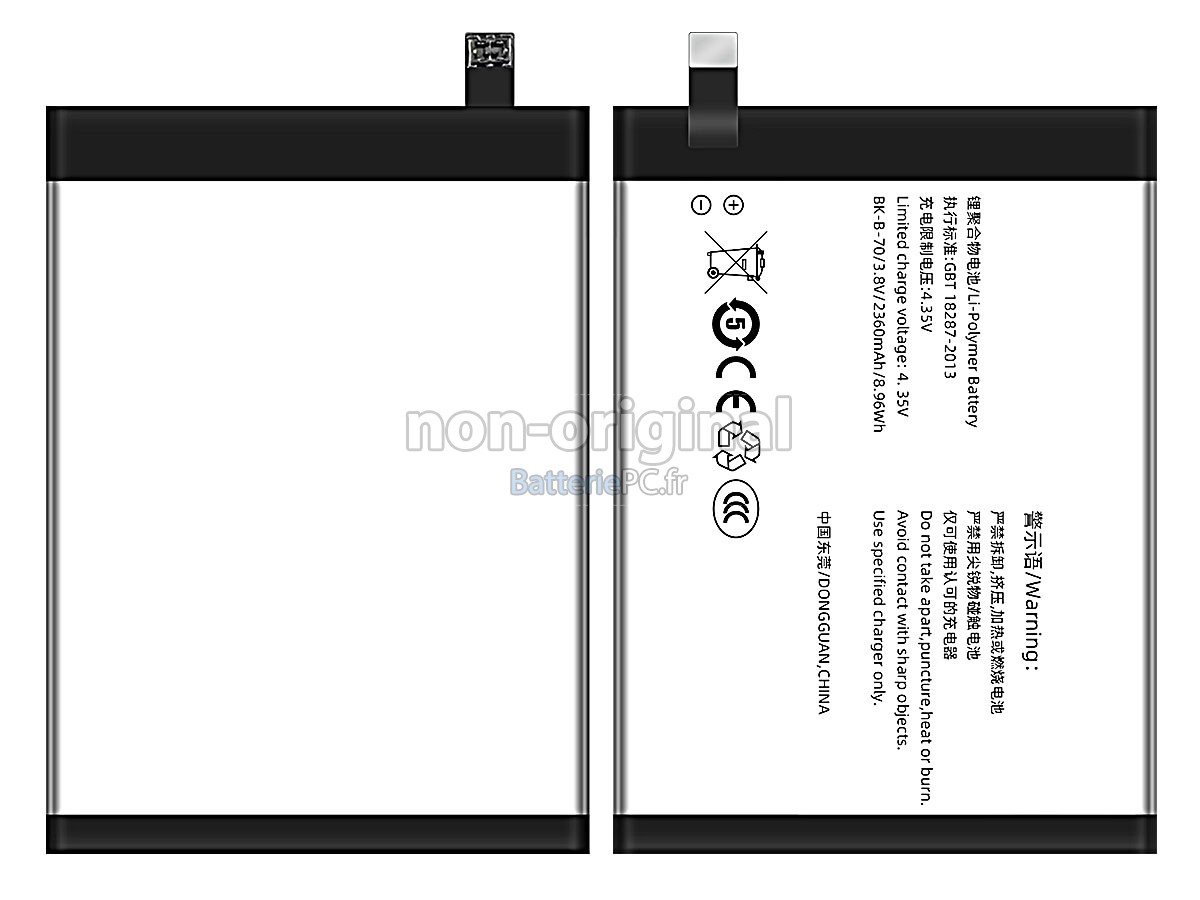 batterie pour Vivo PD1227L
