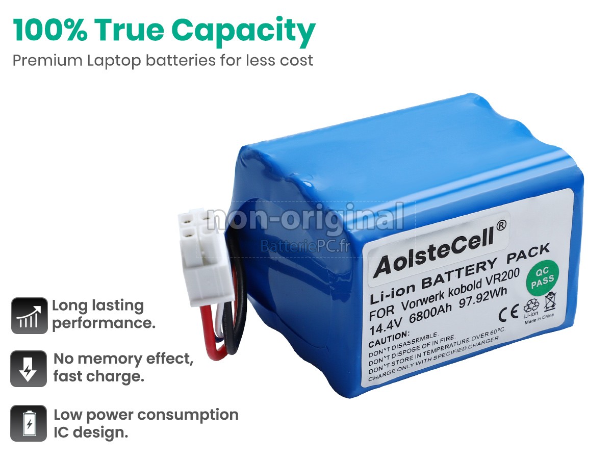 batterie pour Vorwerk Kobold VR200