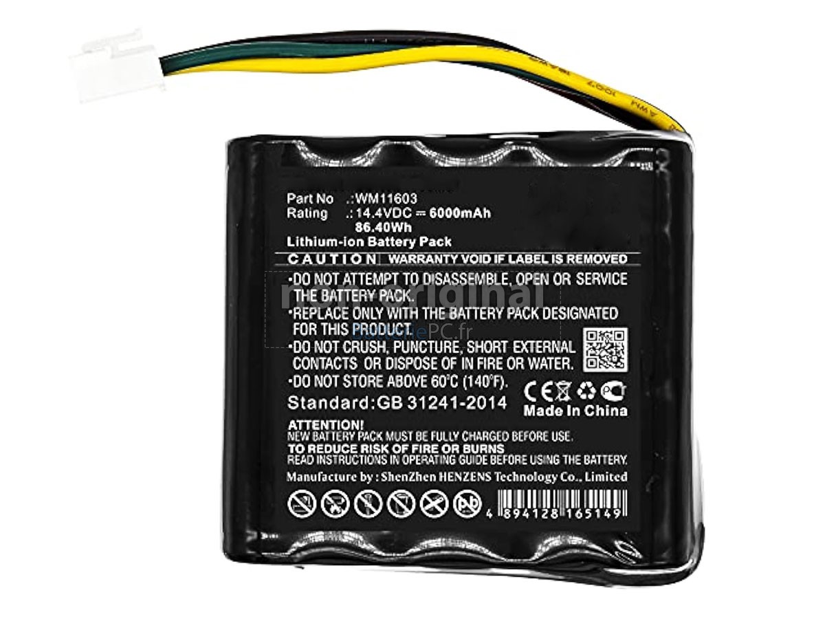 batterie pour Weinmann ATMOS E341