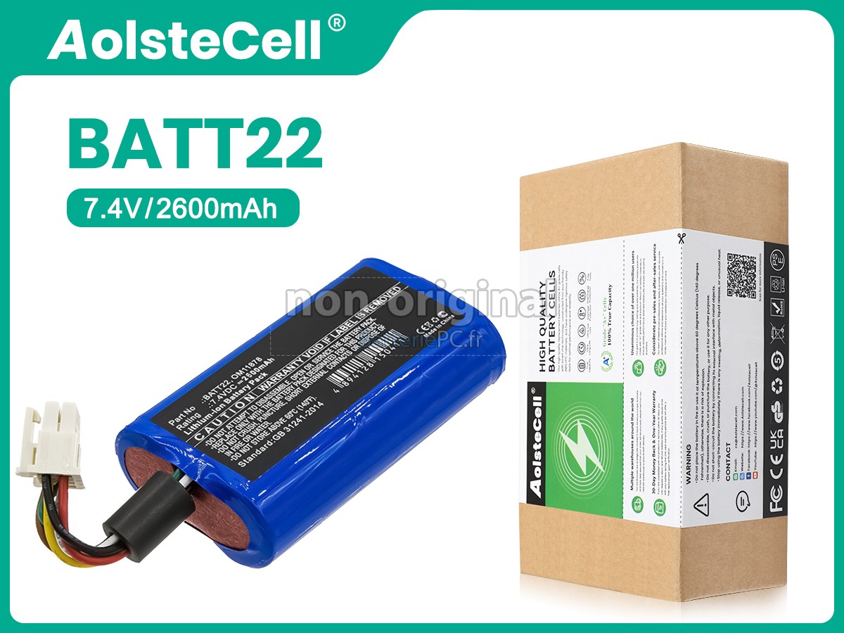 batterie pour Welch Allyn BATT22