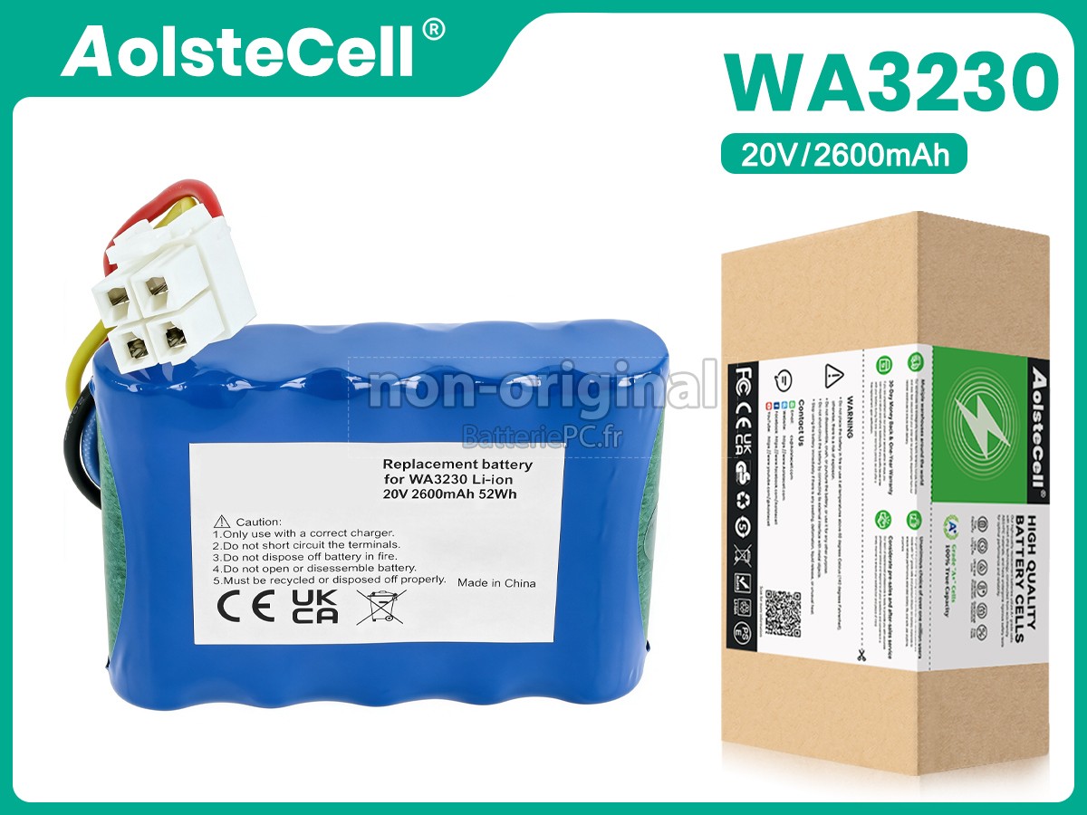 batterie pour Worx LANDXCAPE LX792