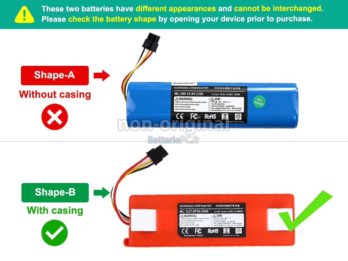 batterie pour XiaoMi MOP 2 PRO+