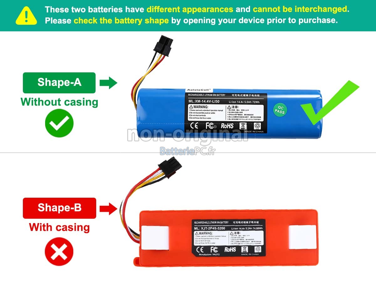 batterie pour XiaoMi MOP 2 PRO+