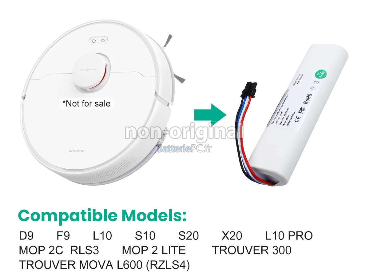 batterie pour XiaoMi ROBOT VACUUM S20