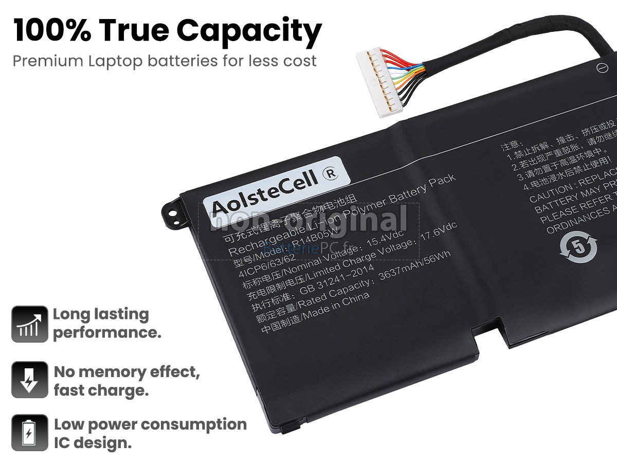 batterie pour XiaoMi R14B05W(4ICP6/63/62)