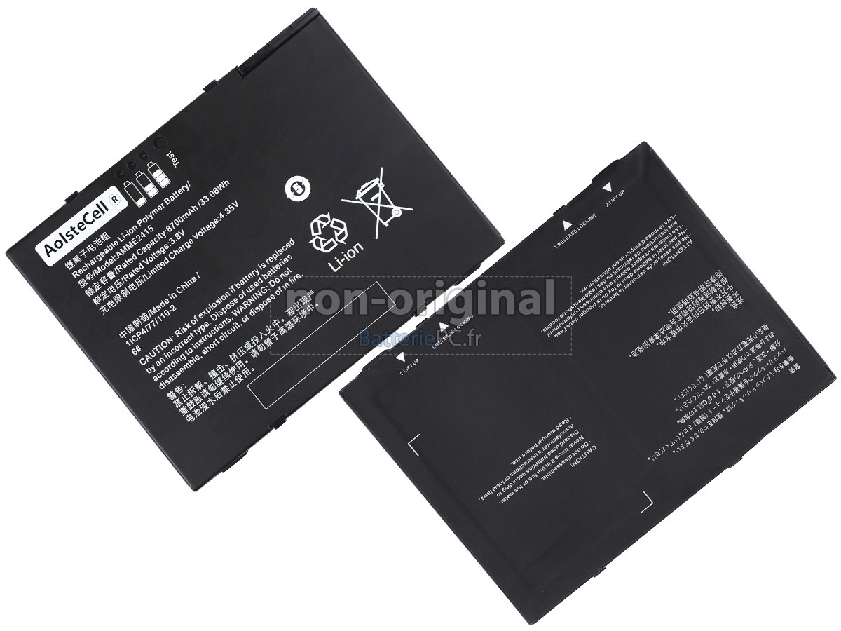 batterie pour Zebra AMME2415(1ICP4/77/110-2)