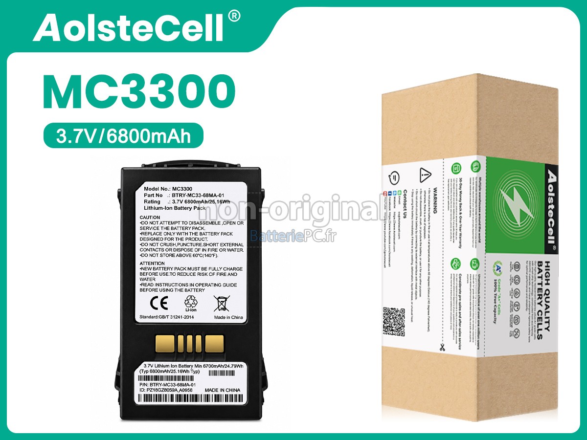 batterie pour Zebra MC33