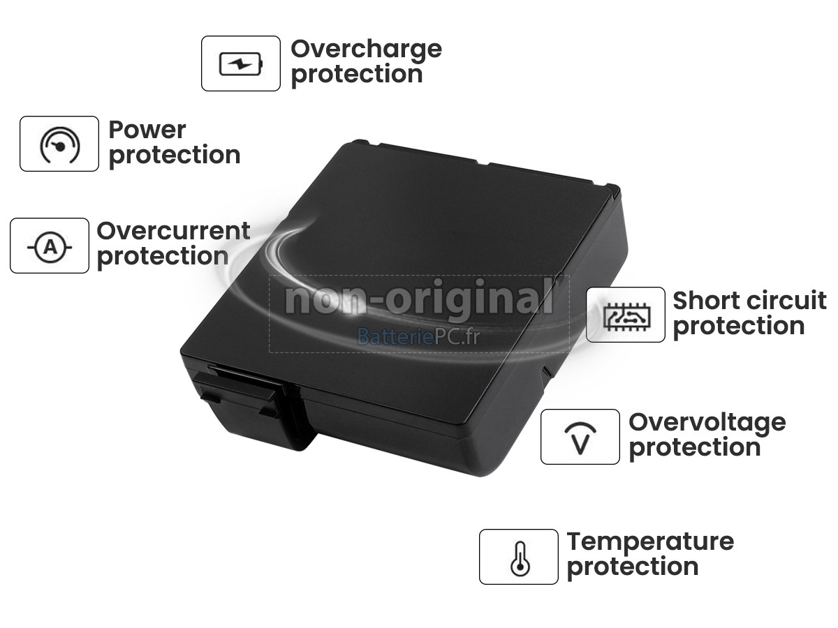 batterie pour Zebra ZQ63-AUWA000-00