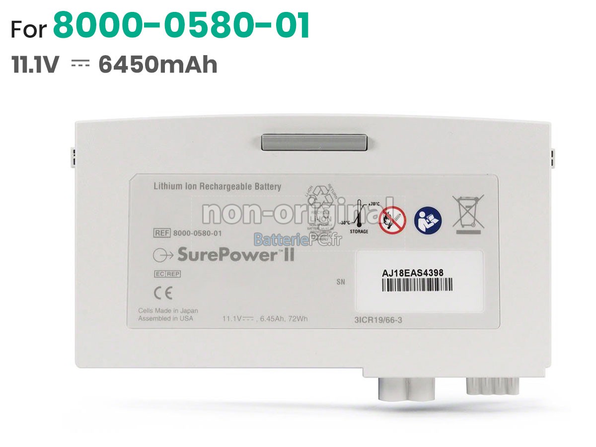 batterie pour ZOLL 8000-0580-01