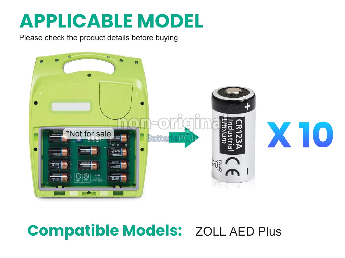 batterie pour ZOLL AED PLUS