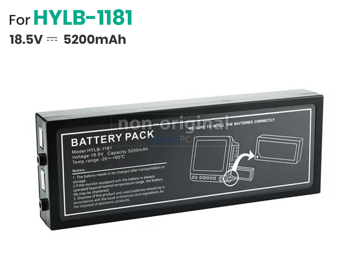 batterie pour ZOLL HYLB-1181