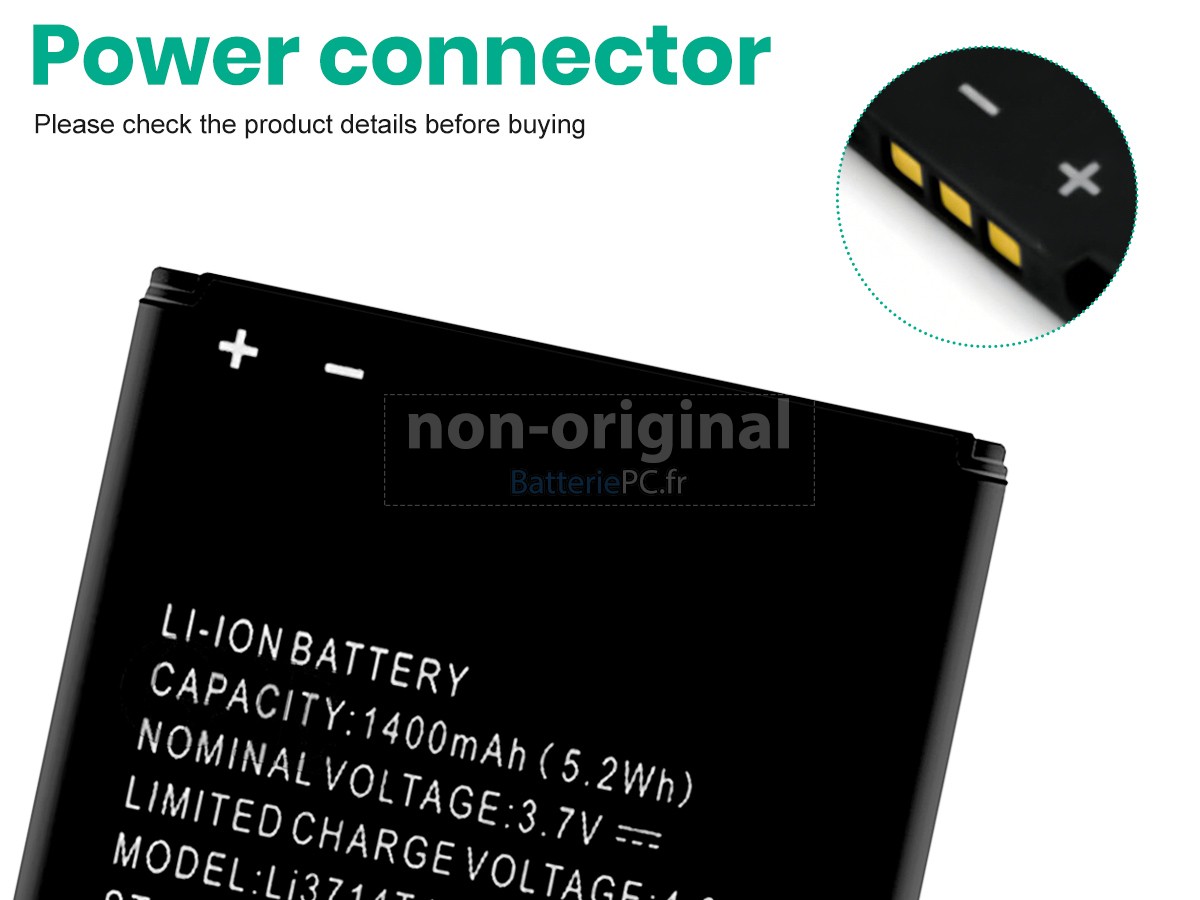 batterie pour ZTE LI3714T42P3H765039